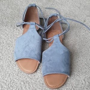 ❤️Universal Thread Blue lace up sandals